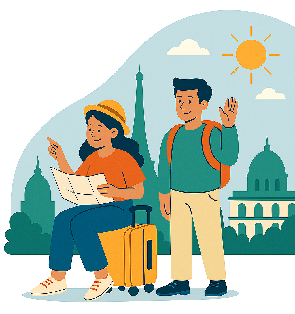 Traveling Couple